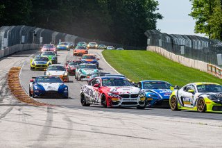 #34 BMW M4 GT4 of James Walker and Bill Auberlen, BimmerWorld Racing, Pro_am, Pirelli GT4 America, SRO America, Road America, Elkhart Lake, Aug 2021.
 | SRO Motorsports Group