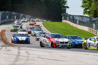 #34 BMW M4 GT4 of James Walker and Bill Auberlen, BimmerWorld Racing, Pro_am, Pirelli GT4 America, SRO America, Road America, Elkhart Lake, Aug 2021.
 | SRO Motorsports Group