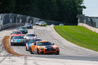 #72 Mercedes-AMG GT4 of Kenny Murillo and Christian Szymczak, Murillo Racing, SL, Pirelli GT4 America, SRO America, Road America, Elkhart Lake, Aug 2021.
 | SRO Motorsports Group