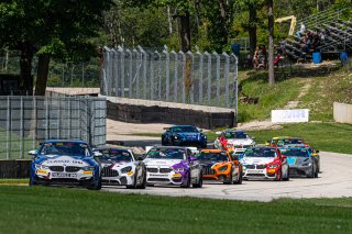 #11 BMW M4 GT4 of Stevan McAleer and Toby Grahovec, Classic BMW, SL, Pirelli GT4 America, SRO America, Road America, Elkhart Lake, Aug 2021.
 | SRO Motorsports Group