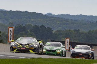 #111 McLaren 570S GT4 of Todd Clarke and Ty Clarke, Motorsport USA, Am, Pirelli GT4 America, SRO America, Road America, Elkhart Lake, Wisconsin, August 2021. | Brian Cleary/SRO