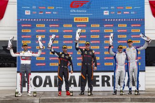 #119 BMW M4 GT4 of Sean Quinlan and Gregory Liefooghe, Stephen Cameron Racing, Pro-Am, Pirelli GT4 America, SRO America, Road America, Elkhart Lake, Aug 2021.
 | Brian Cleary/SRO