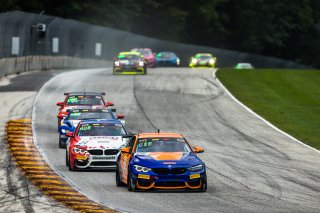 #119 BMW M4 GT4 of Sean Quinlan and Gregory Liefooghe, Stephen Cameron Racing, Pro-Am, Pirelli GT4 America, SRO America, Road America, Elkhart Lake, Wisconsin, August 2021. | Fabian Lagunas/SRO