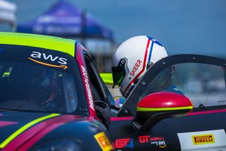 #120 Porsche 718 Cayman GT Clubsport MR of Adam Adelson and Elliott Skeer, Premier Racing, Am, Pirelli GT4 America, Aug 2021., Elkhart Lake, Road America, SRO America | Fabian Lagunas/SRO