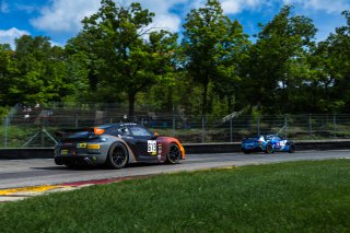 #619 Porsche 718 Cayman GT Clubsport MR of Alain Stad and Thomas Merrill, Stephen Cameron Racing, Pro-Am, Pirelli GT4 America, Aug 2021., Elkhart Lake, Road America, SRO America | Fabian Lagunas/SRO