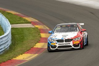 #34 BMW M4 GT4 of James Walker and Bill Auberlen, BimmerWorld Racing, Pro_am, Pirelli GT4 America, SRO America, Watkins Glen International raceway, Watkins Glen, NY, September 2021.
 | SRO Motorsports Group