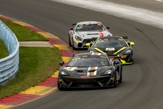 #5 McLaren 570S GT4 of Michael McAleenan and Jerold Lowe, Motorsport USA, Am, Pirelli GT4 America, SRO America, Watkins Glen International raceway, Watkins Glen, NY, September 2021.
 | SRO Motorsports Group