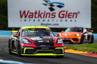 Am, NY, Pirelli GT4 America, Premier Racing, SRO America, September 2021.#120 Porsche 718 Cayman GT Clubsport MR of Adam Adelson and Elliott Skeer, Watkins Glen, Watkins Glen International raceway
 | Fabian Lagunas/SRO