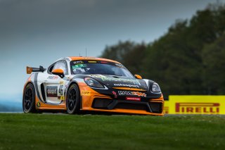 Am, NOLAsport, NY, Pirelli GT4 America, SRO America, September 2021.#46 Porsche 718 Cayman GT4 CLUBSPORT MR of Russell Walker and Patrick Byrne, Watkins Glen, Watkins Glen International raceway
 | Fabian Lagunas/SRO