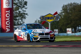 #94 BMW M4 GT4 of Chandler Hull and Jon Miller, BimmerWorld Racing, SL, Pirelli GT4 America, SRO America, Watkins Glen International raceway, Watkins Glen, NY, September 2021.
 | SRO Motorsports Group