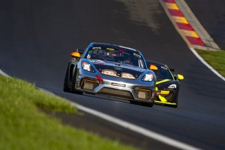 #66 Porsche 718 Cayman GT4 CLUBSPORT MR of Derek DeBoer and Spencer Pumpelly, TRG-The Racers Group, Pro-Am, Pirelli GT4 America, SRO America, Watkins Glen International raceway, Watkins Glen, NY, September 2021.
 | Brian Cleary/SRO