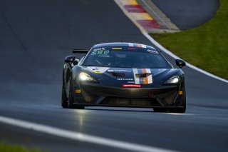 #5 McLaren 570S GT4 of Michael McAleenan and Jerold Lowe, Motorsport USA, Am, Pirelli GT4 America, SRO America, Watkins Glen International raceway, Watkins Glen, NY, September 2021.
 | Brian Cleary/SRO