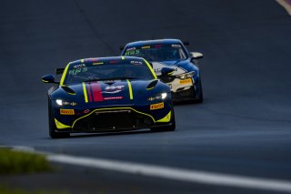 #59 Aston Martin Vantage AMR GT4 of Paul Terry and Brandon Davis, WR Racing, Pro-Am, Pirelli GT4 America, SRO America, Watkins Glen International raceway, Watkins Glen, NY, September 2021.
 | Brian Cleary/SRO