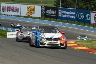 #94 BMW M4 GT4 of Chandler Hull and Jon Miller, BimmerWorld Racing, SL, Pirelli GT4 America, SRO America, Watkins Glen International raceway, Watkins Glen, NY, September 2021.
 | SRO Motorsports Group