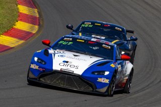 #15 Aston Martin Vantage AMR GT4 of Bryan Putt and Kenton Koch, BSPort Racing, ProAm, Pirelli GT4 America, SRO America, Watkins Glen International raceway, Watkins Glen, NY, September 2021. | Brian Cleary/SRO