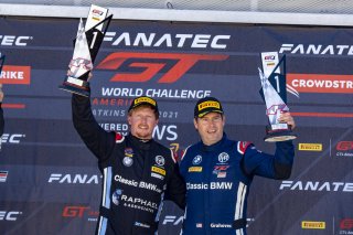 #11 BMW M4 GT4 of Stevan McAleer and Toby Grahovec, Classic BMW, SL, Pirelli GT4 America, SRO America, Watkins Glen International raceway, Watkins Glen, NY, September 2021.
 | SRO Motorsports Group