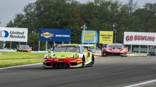 #45 Porsche 911 GT3-R of Charlie Luck, Wright Motorsports, GT America Powered by AWS, GT3, SRO America, Watkins Glen International raceway, Watkins Glen, NY, September 2021.
 | SRO Motorsports Group