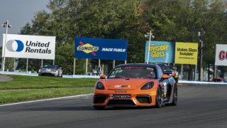 #619 Porsche 718 Cayman GT4 CLUBSPORT of Alain Stad, Stephen Cameron Racing, GT America Powered by AWS, GT4SRO America, Watkins Glen International raceway, Watkins Glen, NY, September 2021.
 | SRO Motorsports Group