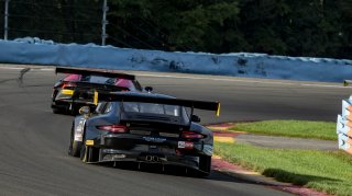 #460 Porsche 911 GT3 R (991) of Andy Wilzoch, Flying Lizard Motorsports, GT America Powered by AWS, SRO3 Masters, SRO America, Watkins Glen International raceway, Watkins Glen, NY, September 2021.
 | SRO Motorsports Group
