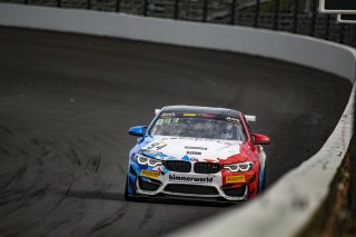 #94 BMW M4 GT4 of Chandler Hull and Jon Miller, BimmerWorld Racing, SL, Pirelli GT4 America, SRO, Indianapolis Motor Speedway, Indianapolis, IN, USA, October 2021
 | Brian Cleary/SRO