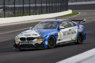 #11 BMW M4 GT4 of Stevan McAleer and Toby Grahovec, Classic BMW, SL, Pirelli GT4 America, SRO, Indianapolis Motor Speedway, Indianapolis, IN, USA, October 2021
 | Brian Cleary/SRO
