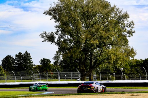 #98 BMW M4 GT4 of Paul Sparta and Al Carter, Random Vandals Racing, Am, Pirelli GT4 America, SRO, Indianapolis Motor Speedway, Indianapolis, IN, USA, October 2021
 | Brian Cleary/SRO