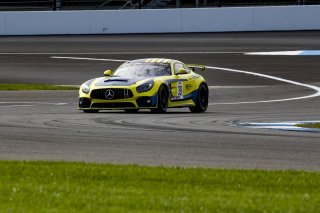 #39 Mercedes-AMG GT4 of Chris Cagnazzi and Guy Cosmo, RENNtech Motorsports, Pro-Am, Pirelli GT4 America, SRO, Indianapolis Motor Speedway, Indianapolis, IN, USA, October 2021
 | Brian Cleary/SRO