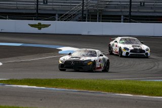 #16 Mercedes-AMG GT4 of Jon Barry and Kris Wilson, Capstone Motorsports, Am, Pirelli GT4 America, SRO, Indianapolis Motor Speedway, Indianapolis, IN, USA, October 2021
 | Brian Cleary/SRO