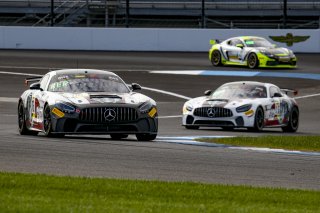 #16 Mercedes-AMG GT4 of Jon Barry and Kris Wilson, Capstone Motorsports, Am, Pirelli GT4 America, SRO, Indianapolis Motor Speedway, Indianapolis, IN, USA, October 2021
 | Brian Cleary/SRO