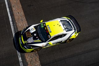 #47 Porsche 718 Cayman GT4 CLUBSPORT MR of Matt Travis and Jason Hart, NOLASPORT, Pro-Am, Pirelli GT4 America, SRO, Indianapolis Motor Speedway, Indianapolis, IN, USA, October 2021
 | Brian Cleary/SRO