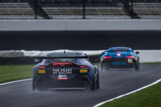 Heart of Racing Team, IN, Indianapolis, Indianapolis Motor Speedway, October 2021#24 Aston Martin Vantage AMR GT4 of Gray Newell and Ian James, Pirelli GT4 America, Pro-Am, SRO, USA
 | Fabian Lagunas/SRO