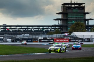 IN, Indianapolis, Indianapolis Motor Speedway, NOLAsport, October 2021#47 Porsche 718 Cayman GT4 CLUBSPORT MR of Matt Travis and Jason Hart, Pirelli GT4 America, Pro-Am, SRO, USA
 | Fabian Lagunas/SRO