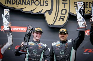 #68 Toyota GR Supra GT4 of Kevin Conway and John Geesbreght, Smooge Racing, Am, Pirelli GT4 America, SRO, Indianapolis Motor Speedway, Indianapolis, IN, USA, October 2021
 | Brian Cleary/SRO