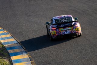 #66 Porsche 718 Cayman GT4 RS Clubsport of Derek DeBoer and Jason Alexandris, The Racers Group, GT4 America, Am, SRO America, Sonoma Raceway, Sonoma, CA, April  2022.
 | RegisLefebure/SRO