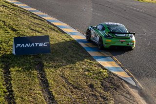 #18 Porsche 718 Cayman GT4 RS Clubsport of Eric Filgueiras and Steven McAleer, RS1, GT4 America, Pro-Am, SRO America, Sonoma Raceway, Sonoma, CA, April  2022.
 | RegisLefebure/SRO