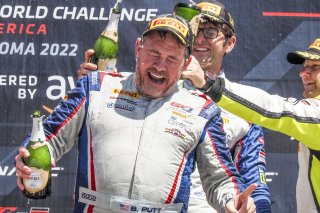 #15 Aston Martin Vantage AMR GT4 of Bryan Putt and Kenton Koch, BSPort Racing, GT4 America, Pro-Am, SRO America, Sonoma Raceway, Sonoma, CA, April  2022.
 | Brian Cleary/SRO