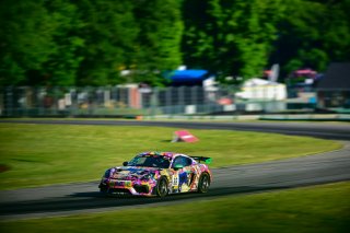 #66 Porsche 718 Cayman GT4 RS Clubsport of Derek DeBoer and Jason Alexandris, The Racers Group, GT4 America, Am, SRO America, VIR, Virginia International Rcaeway, Alton, Virginia, June 2022.
 | Fred Hardy/SRO