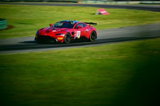 #50 Aston Martin Vantage AMR GT4 of Ross Chouest and Aaron Povoledo, Chouest Povoledo racing, GT4 America, Pro-Am, SRO America, VIR, Virginia International Rcaeway, Alton, Virginia, June 2022.
 | Fred Hardy/SRO