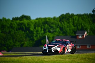 #016 Toyota GR Supra GT4 of Seth Lucas and Matt Plumb, Hattori Motorsports, GT4 America, Pro-Am, SRO America, VIR, Virginia International Rcaeway, Alton, Virginia, June 2022.
 | Fred Hardy/SRO