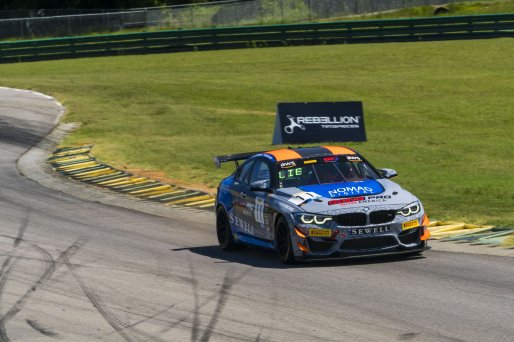 #11 BMW M4 GT4 of Damon Surzyshyn and Gregory Liefoughe, Fast Track Racing, GT4 America, Pro-Am, SRO America, VIR, Virginia International Rcaeway, Alton, Virginia, June 2022. | Grier Martin/SRO