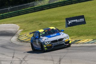 #10 BMW M4 GT4 of Tim Horrell and Raphael Matos, Fast Track Racing, GT4 America, Pro-Am, SRO America, VIR, Virginia International Rcaeway, Alton, Virginia, June 2022.
 | SRO Motorsports Group