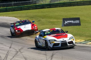 #21 Toyota GR Supra GT4 of Nick Shanny and Terry Borcheller, Accelerating Performance, GT4 America, Am, SRO America, VIR, Virginia International Rcaeway, Alton, Virginia, June 2022.
 | SRO Motorsports Group