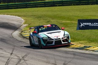 #68 Toyota GR Supra GT4 of Kevin Conway and John Geesbreght, Smooge Racing, GT4 America, Silver, SRO America, VIR, Virginia International Rcaeway, Alton, Virginia, June 2022.
 | SRO Motorsports Group