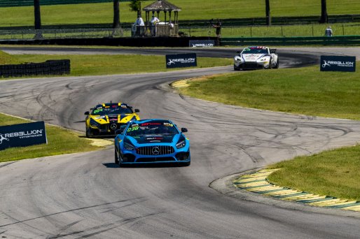 #79 Mercedes-AG GT4 of Chris Gumprecht and Kyle Marcelli, RENNtech Motorsports, GT4 America, Pro-Am, SRO America, VIR, Virginia International Rcaeway, Alton, Virginia, June 2022.
 | SRO Motorsports Group