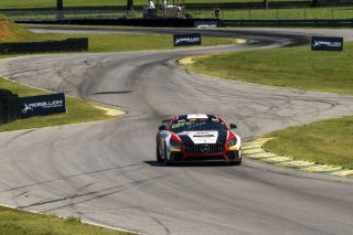 #34 Mercedes-AMG GT4 of Gavin Sanders and Michai Stephens, Conquest Racing/WF Motorsports, GT4 America, Silver, SRO America, VIR, Virginia International Rcaeway, Alton, Virginia, June 2022.
 | SRO Motorsports Group