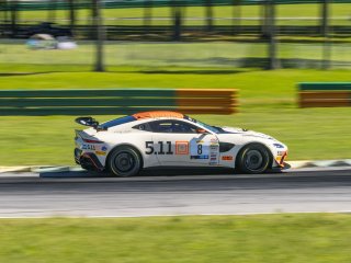#8 Aston Martin Vantage AMR GT4 of Elias Sabo and Andy Lee, Flying Lizards Motorsports, GT4 America, Pro-Am, SRO America, VIR, Virginia International Rcaeway, Alton, Virginia, June 2022. | Grier Martin/SRO