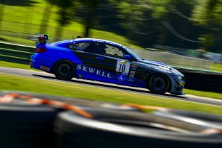 #10 BMW M4 GT4 of Tim Horrell and Raphael Matos, Fast Track Racing, GT4 America, Pro-Am, SRO America, VIR, Virginia International Rcaeway, Alton, Virginia, June 2022.
 | James Lietz/SRO