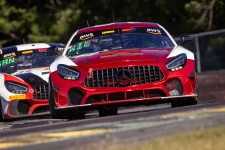 #32 Mercedes-AMG GT4 of Kris Wilson and Cole Ciraulo, Snow Brothers Racing, GT4 America, Pro-Am, SRO America, VIR, Virginia International Rcaeway, Alton, Virginia, June 2022.
 | Regis Lefebure/SRO