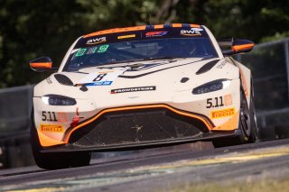 #8 Aston Martin Vantage AMR GT4 of Elias Sabo and Andy Lee, Flying Lizards Motorsports, GT4 America, Pro-Am, SRO America, VIR, Virginia International Rcaeway, Alton, Virginia, June 2022.
 | Regis Lefebure/SRO