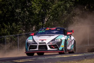 #68 Toyota GR Supra GT4 of Kevin Conway and John Geesbreght, Smooge Racing, GT4 America, Silver, SRO America, VIR, Virginia International Rcaeway, Alton, Virginia, June 2022.
 | Regis Lefebure/SRO